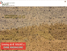 Tablet Screenshot of dutzi.com